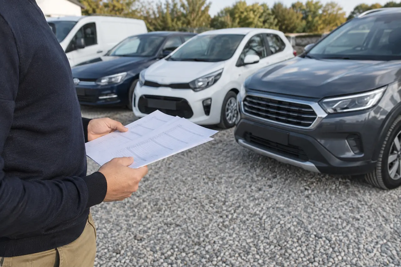 Comparaison de véhicules et de documents de prix sur un parc automobile