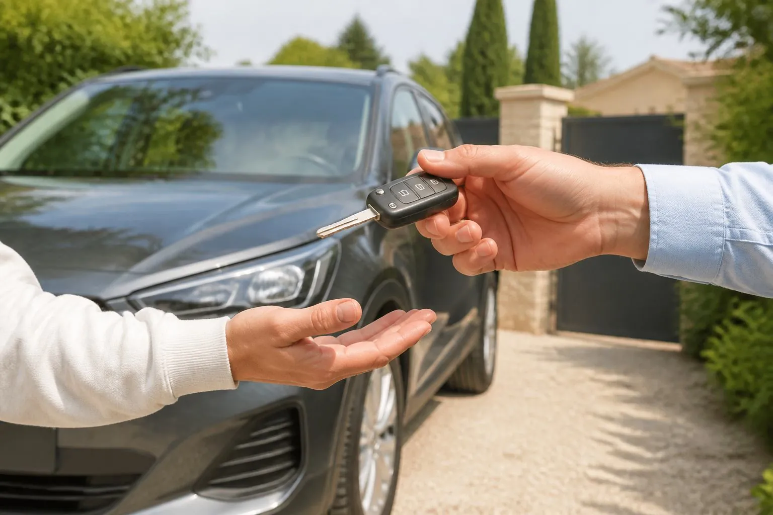Illustration éditoriale : Rachat cash voiture