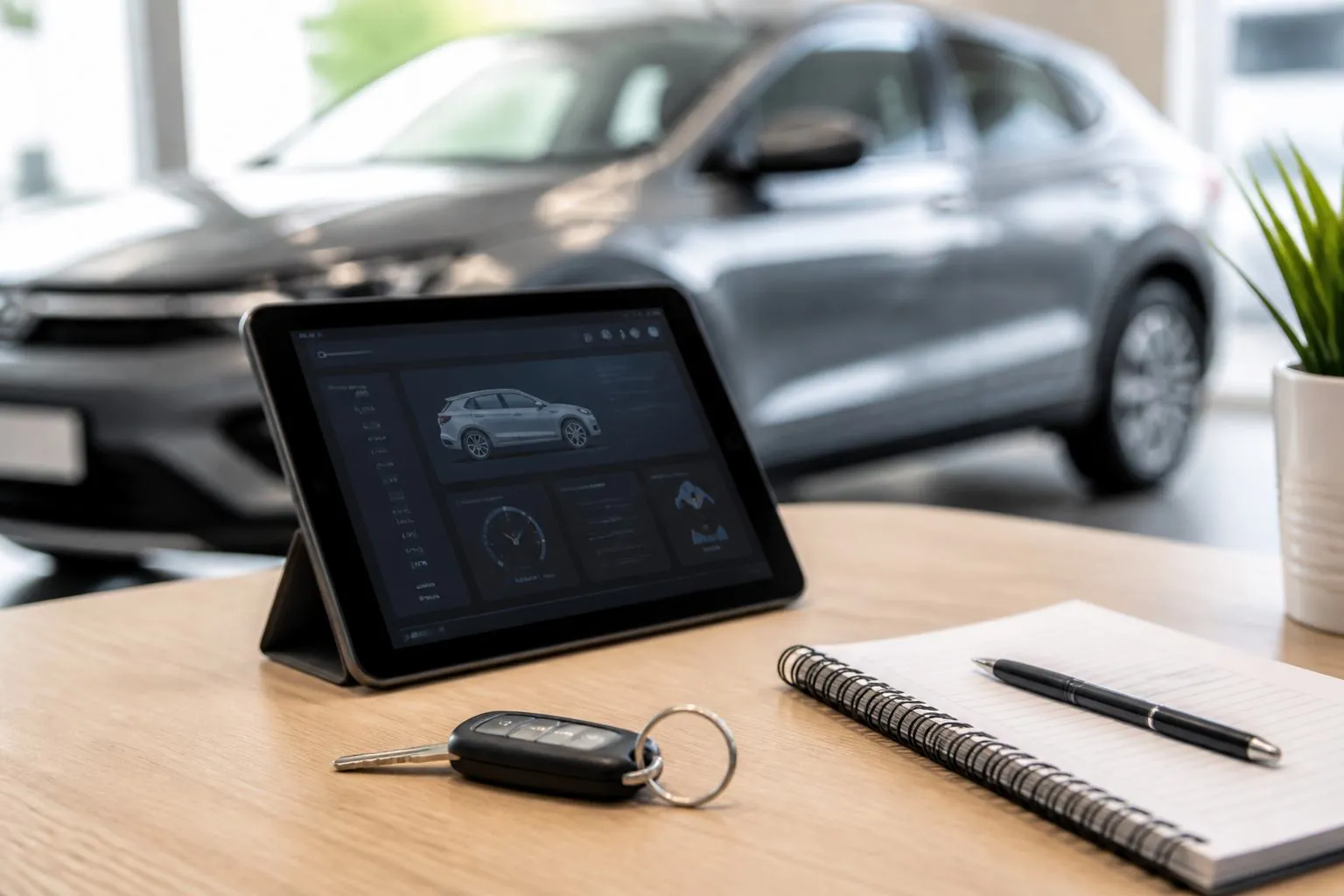 Illustration éditoriale : Simulateur d’estimation voiture