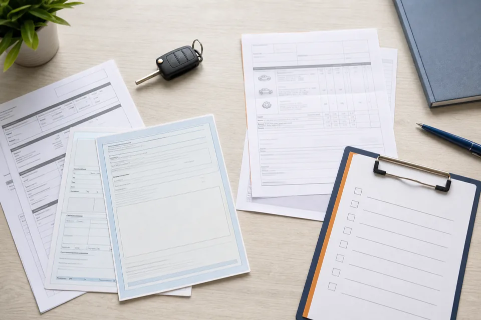 Documents et checklist pour préparer la vente d’une voiture
